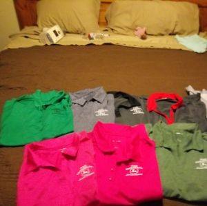 9 John Deere work shirts short sleeve many colors